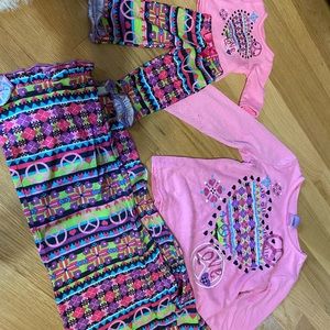 Dollie and me (American Girl size) matching PJs